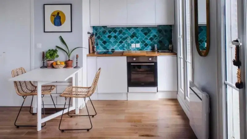 Open kitchen zellige
